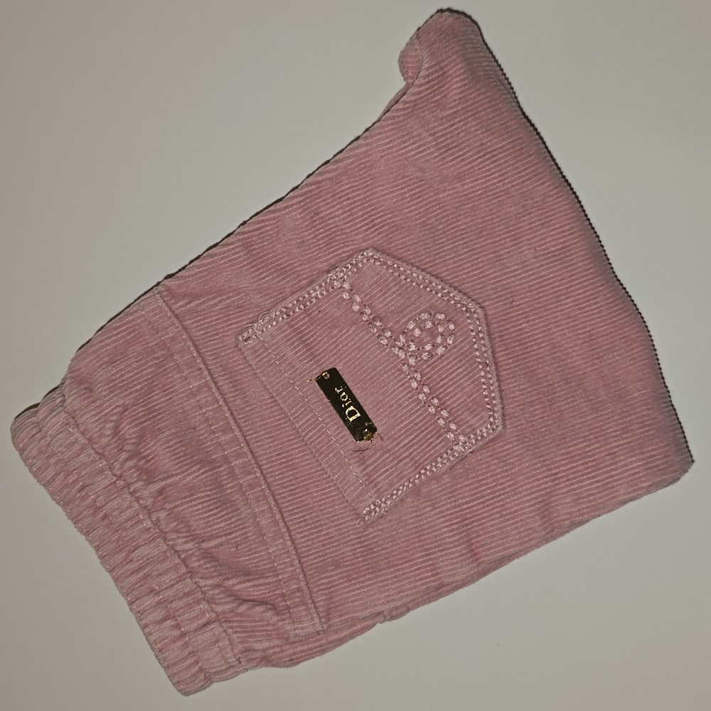 Baby Dior Pink Corduroy Jeans